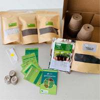 Kit de germinación de semillas de vegetales y hierbas aromáticas