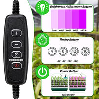 2 paquetes de iniciación de semillas reutilizables con luz de cultivo